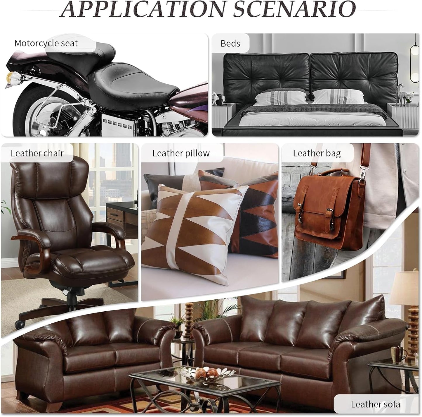 Faux Leather Repair Kit for Furniture - Advanced PU, Strong Waterproof Self Adhesive Leather Repair Patch for Couch 3.9X79 inch Vinyl Repair Tape for Car Seats Sofa Office Chair (Brown)