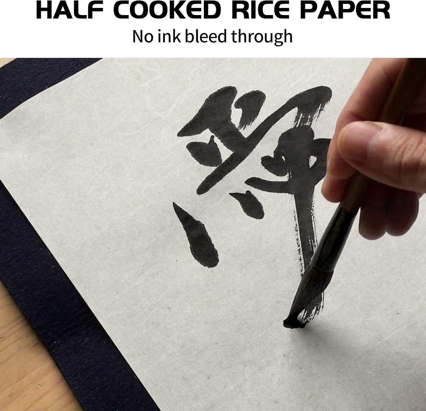 Mulberry Paper Sheets Natural Fiber Rice Papers, 100 Sheets 8.3x11.7 inch Natural Decoupage Tissue Paper for Writing Painting, Decorative &Card Making Papers DIY Craft