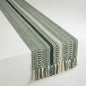 72" Farmhouse Braided Stripe Table Runner - 100% Cotton Woven Runner with Macrame Fringe for 4-6 People