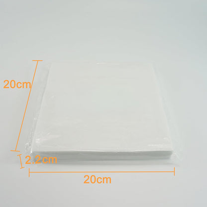 Tear Away Machine Embroidery Stabilizer Backing 8"x8" - 100 Precut Sheets - Medium Weight 1.8 oz- Fits 4x4 and 6x6 Hoops
