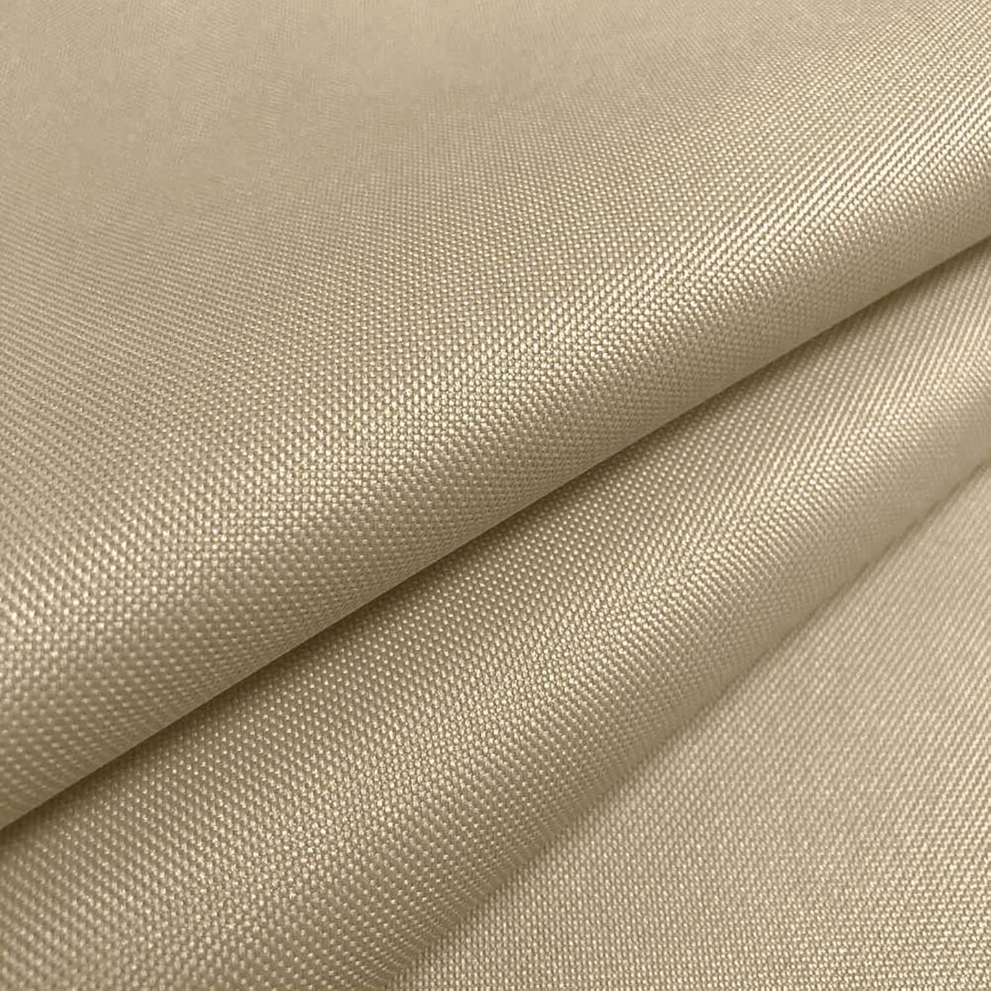 Waterproof Canvas Fabric by The Yard 58" W 600D Upholstery Polyester Material Indoor Outdoor Water Resistant Fabric for Chair Cushion Furniture Cover Sewing DIY Cloth, 1 Yard Khaki