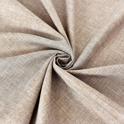 Nature Faux Linen Tablecloths Rectangle 60 x 84 Inch - 2 Pack Neutral Table Clothes for 4-6 Foot Tables, Wrinkle-Proof Faux Burlap Table Cover for Dining, Farmhouse, Outdoor Picnic, Camping