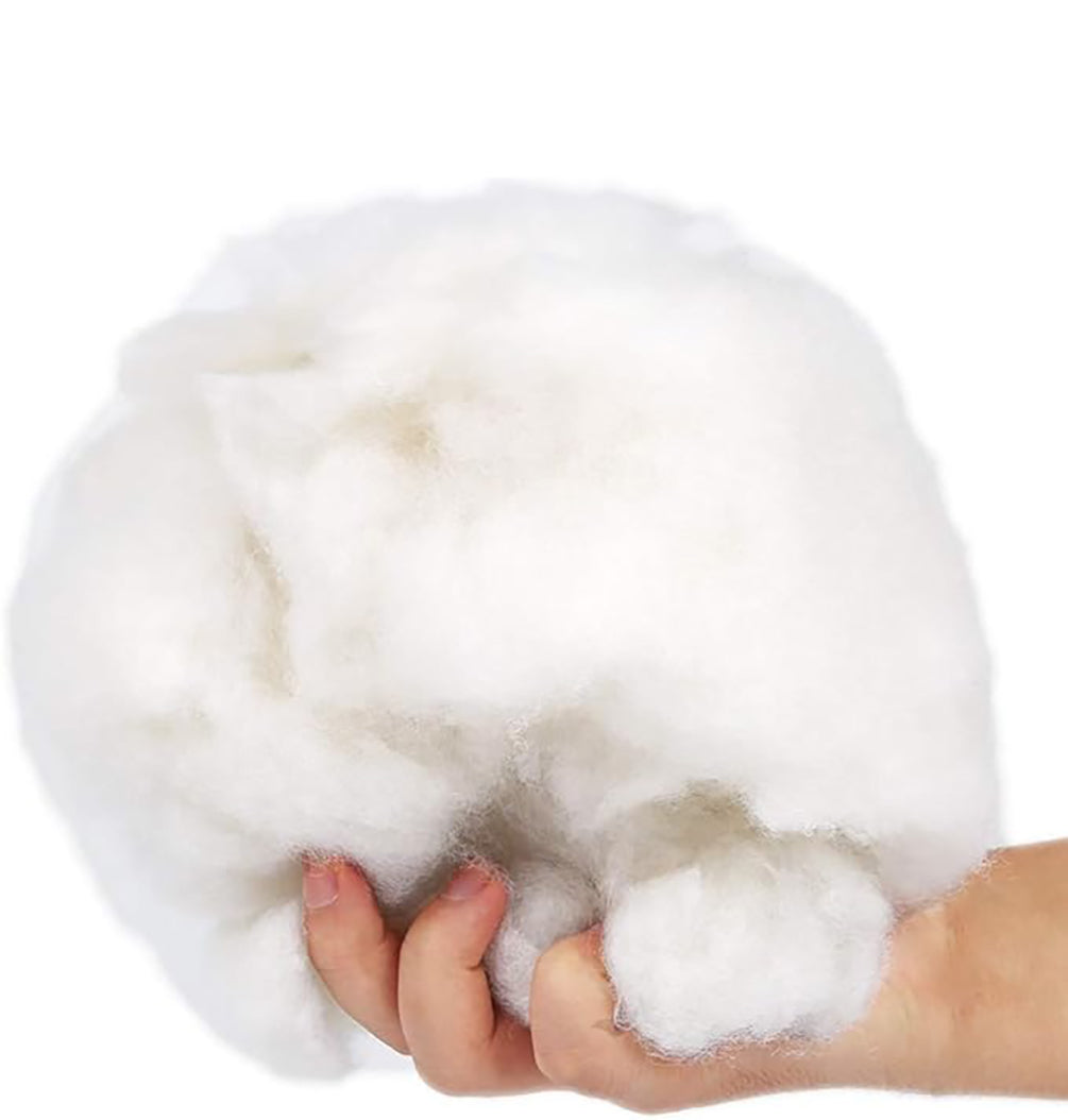 Premium Polyester Fiber Fill, Soft Pillow Stuffing, Stuffing for Stuffed Animals, Toys, Cloud Decorations, and Repair, Machine-Washable 20 oz