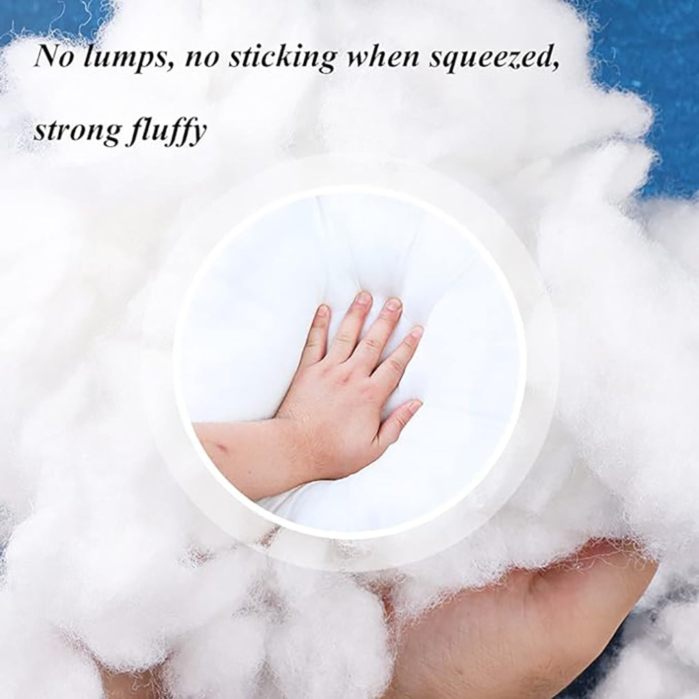 Premium Polyester Fiber Fill, Soft Pillow Stuffing, Stuffing for Stuffed Animals, Toys, Cloud Decorations, and Repair, Machine-Washable 20 oz