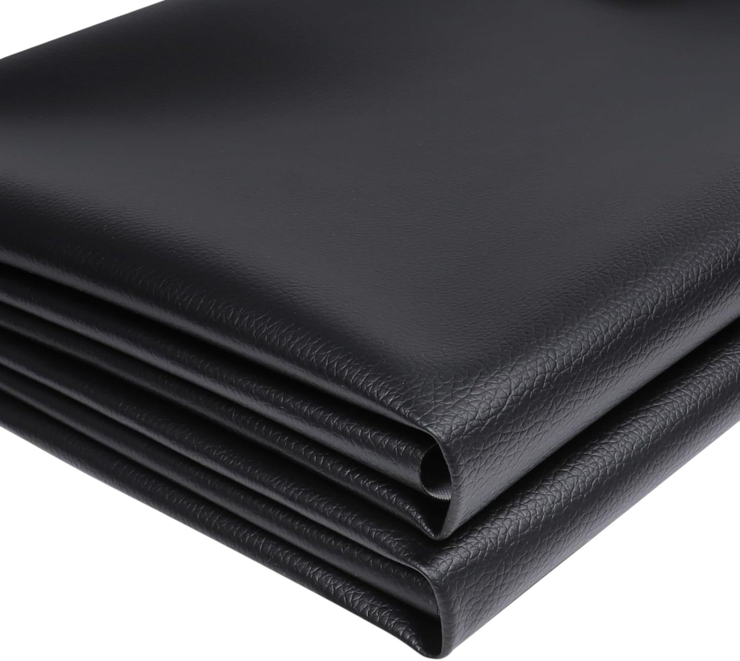Soft Waterproof Synthetic Fabric Material, Marine Vinyl Faux Leather Sheets,Durable,Replacement Renovate for Upholstery Muscle Car,Furniture, Sofa (54inch x 30inch, Black)
