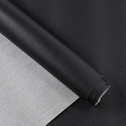 Soft Waterproof Synthetic Fabric Material, Marine Vinyl Faux Leather Sheets,Durable,Replacement Renovate for Upholstery Muscle Car,Furniture, Sofa (54inch x 30inch, Black)